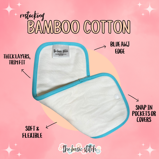 AWJ Edged Bamboo Cotton Inserts