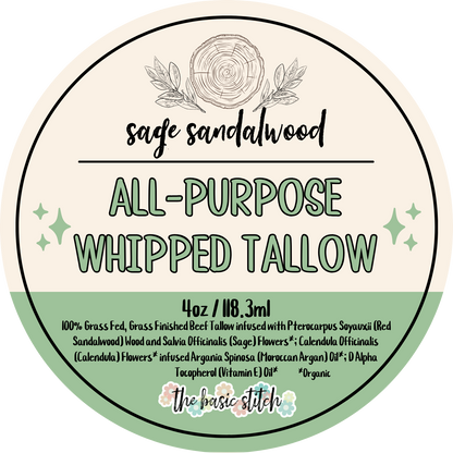 Holiday All-Purpose Whipped Tallow Balm