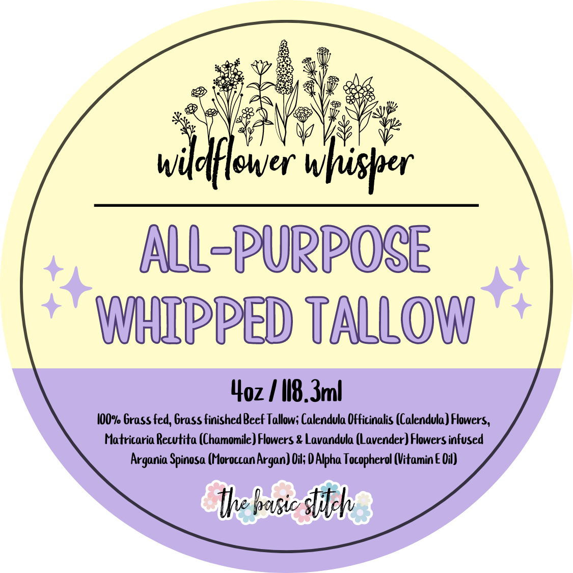 Wildflower Whisper All Purpose Whipped Tallow Balm